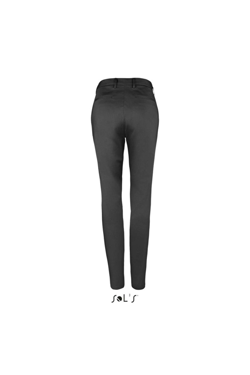 SOL'S JARED WOMEN - SATIN STRETCH TROUSERS