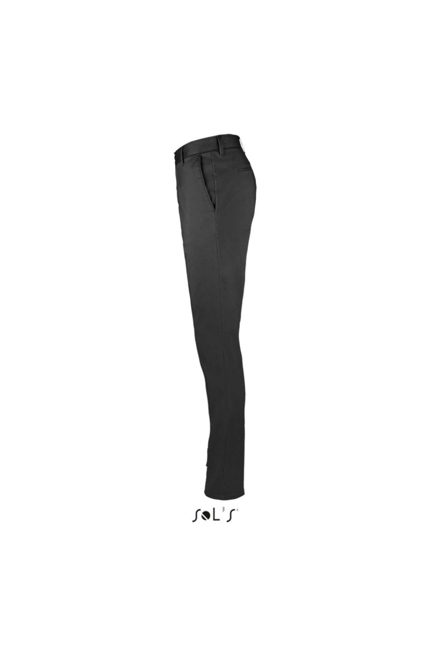 SOL'S JARED WOMEN - SATIN STRETCH TROUSERS