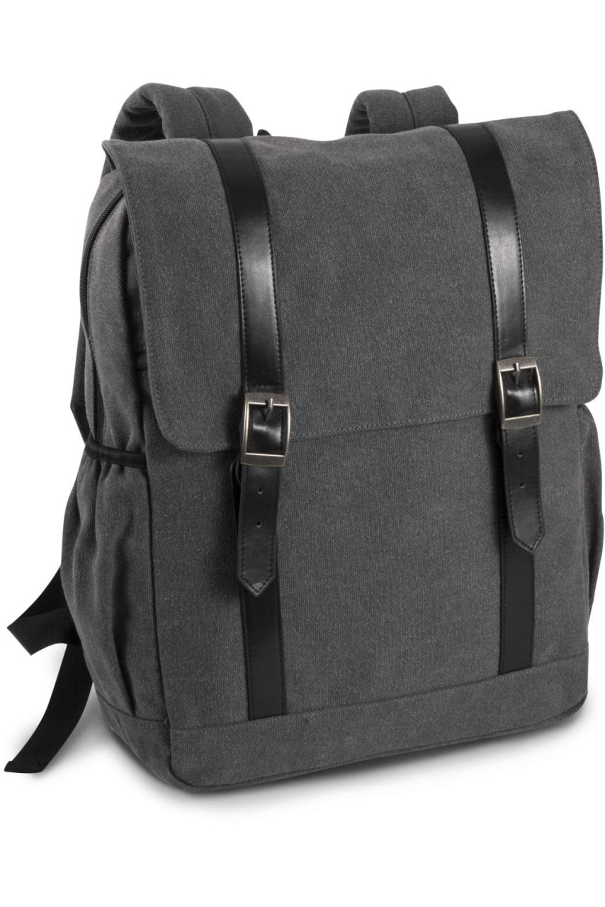 FLAP-TOP CANVAS BACKPACK