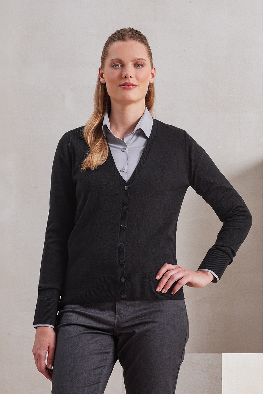 'ESSENTIAL' ACRYLIC WOMEN'S CARDIGAN