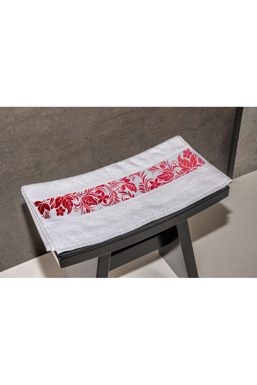 OLIMA TOWEL WITH SUBLIMATION BORDURE