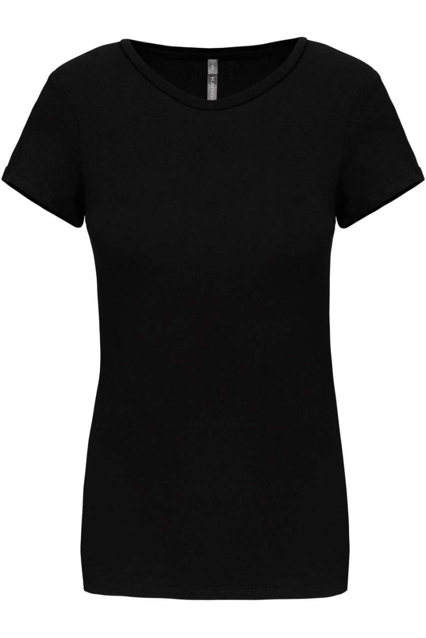 LADIES' SHORT-SLEEVED CREW NECK T-SHIRT