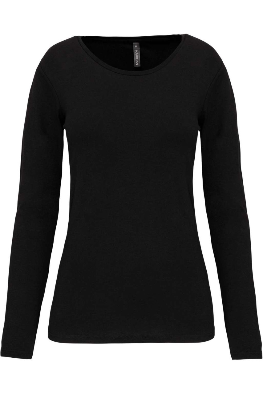 LADIES LONG-SLEEVED CREW NECK T-SHIRT