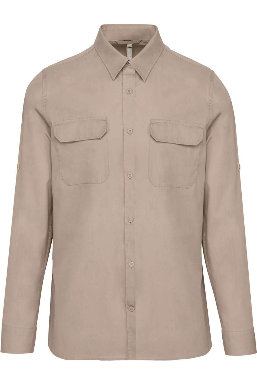 MEN'S LONG-SLEEVED SAFARI SHIRT