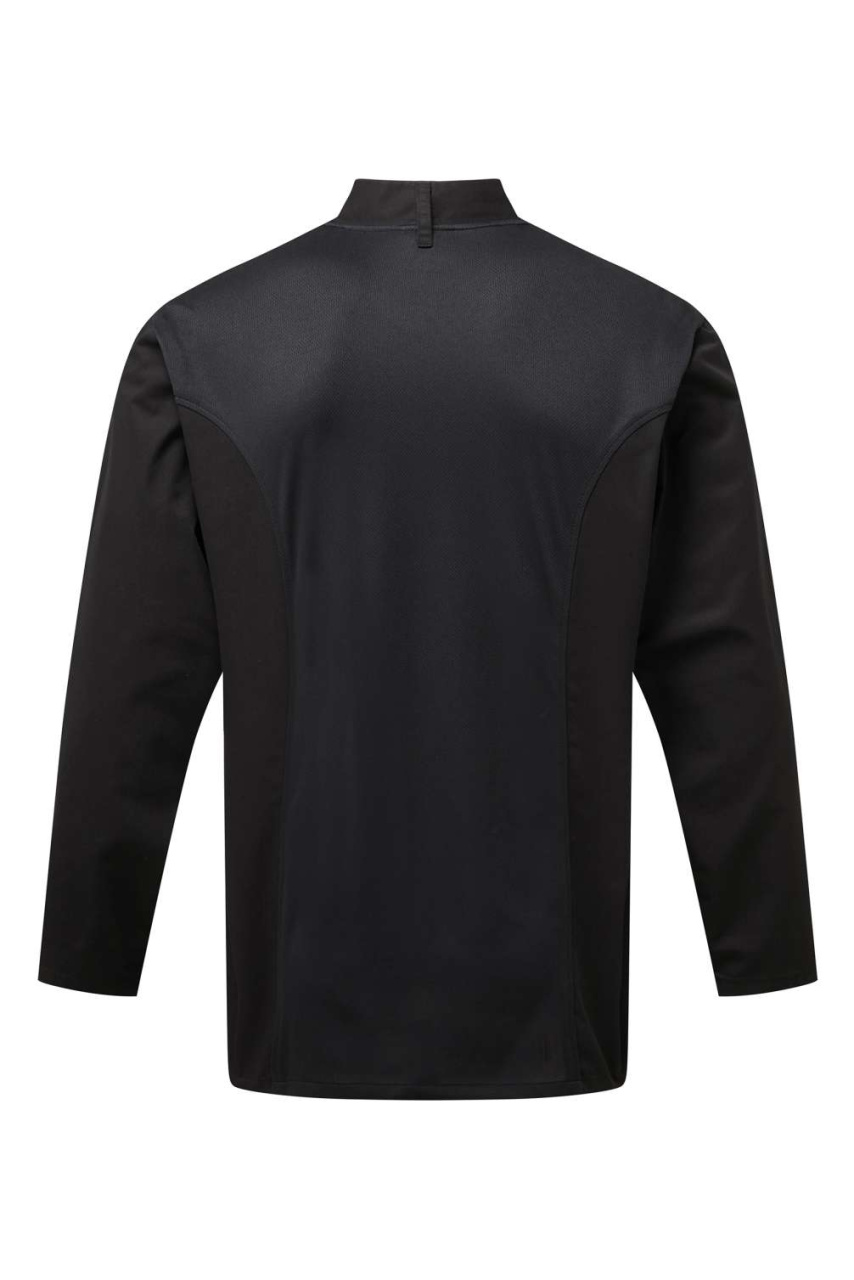 CHEF'S LONG SLEEVE COOLCHECKER® JACKET WITH MESH BACK PANEL