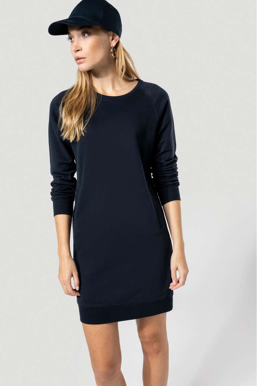 ORGANIC FLEECE LOUNGE DRESS