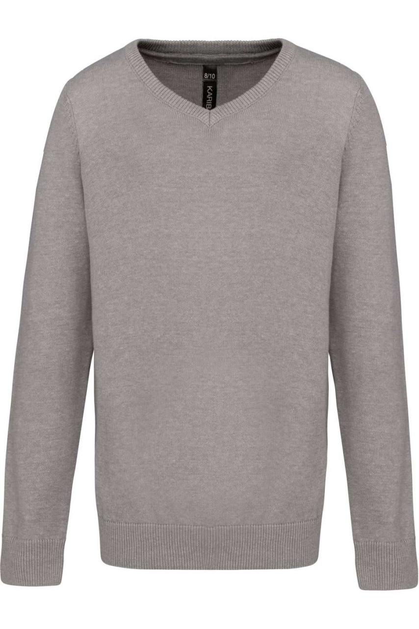 KIDS' V-NECK JUMPER