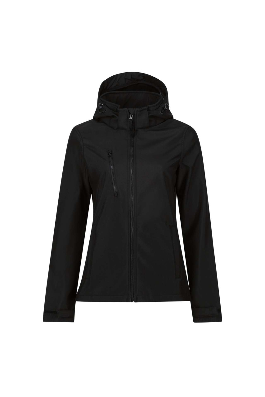 WOMEN'S VENTURER 3 LAYER HOODED PRINTABLE SOFTSHELL JACKET