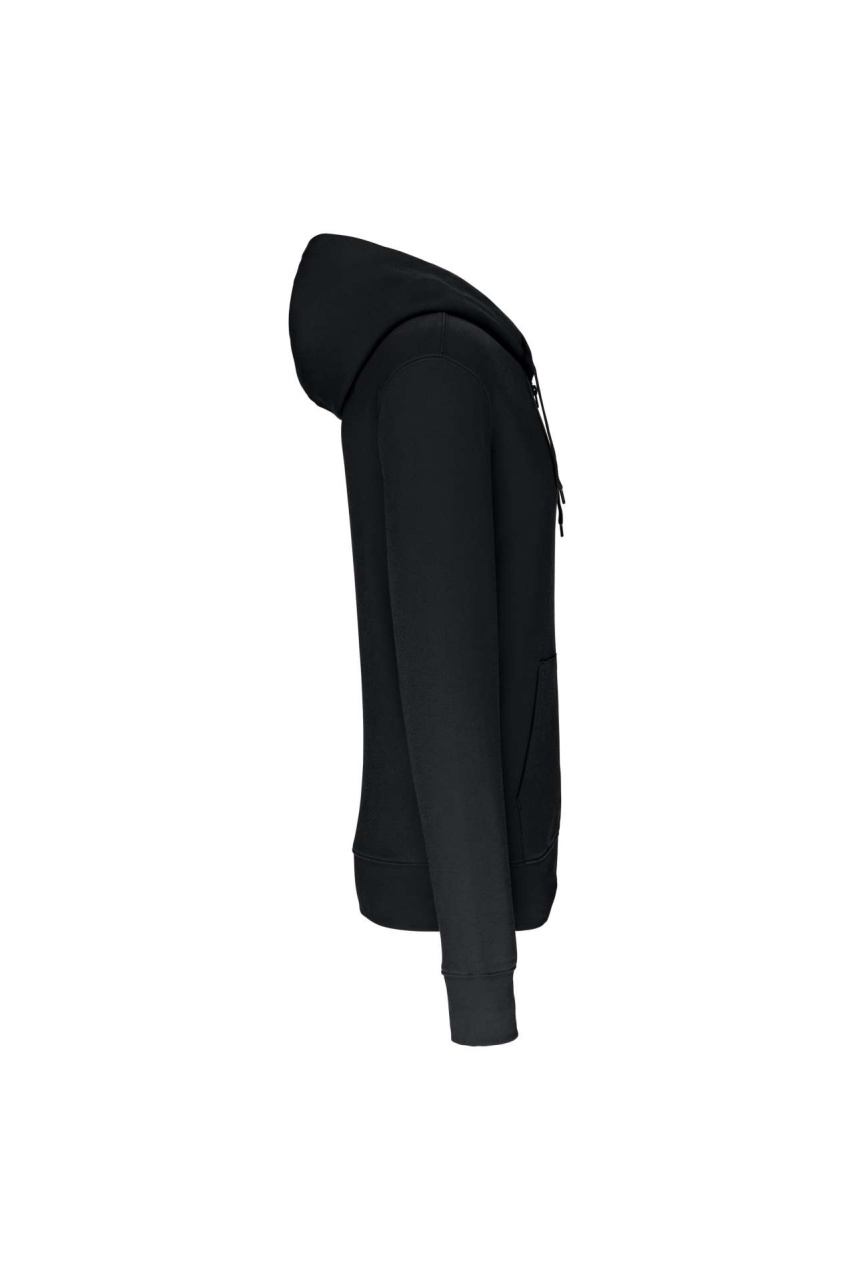 MEN'S ECO-FRIENDLY HOODED SWEATSHIRT WITH ZIP FASTENING
