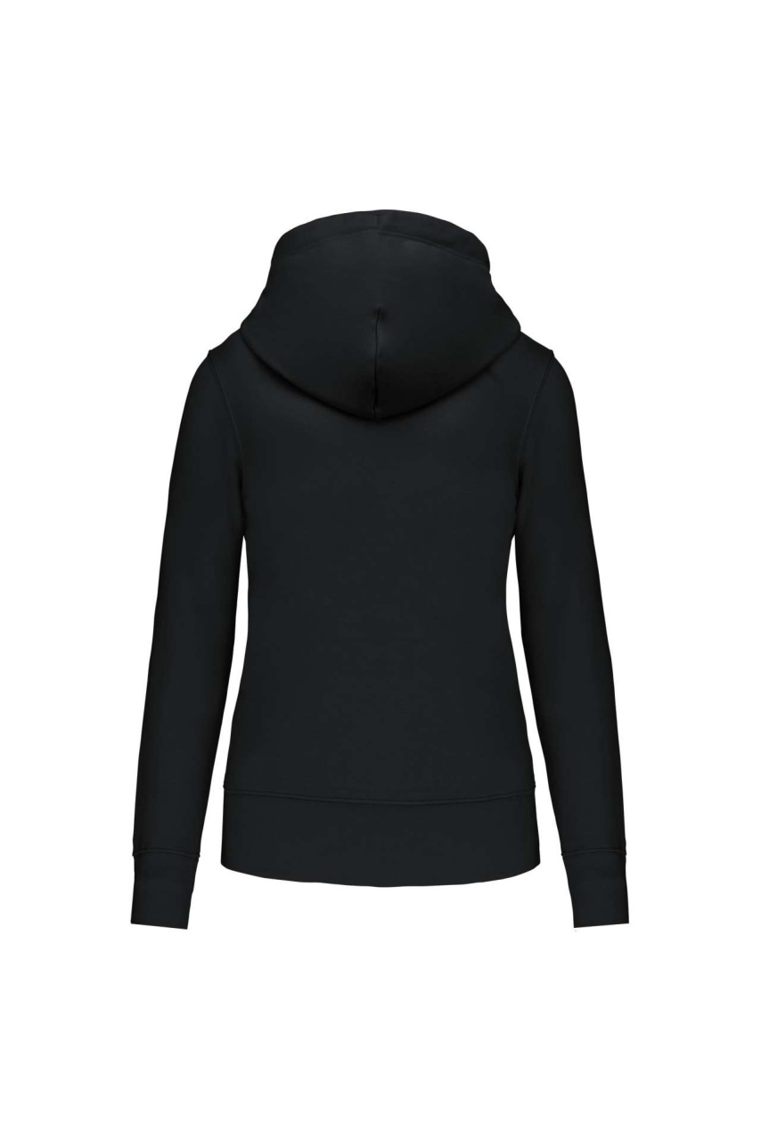 LADIES' ECO-FRIENDLY ZIPPED HOODED SWEATSHIRT