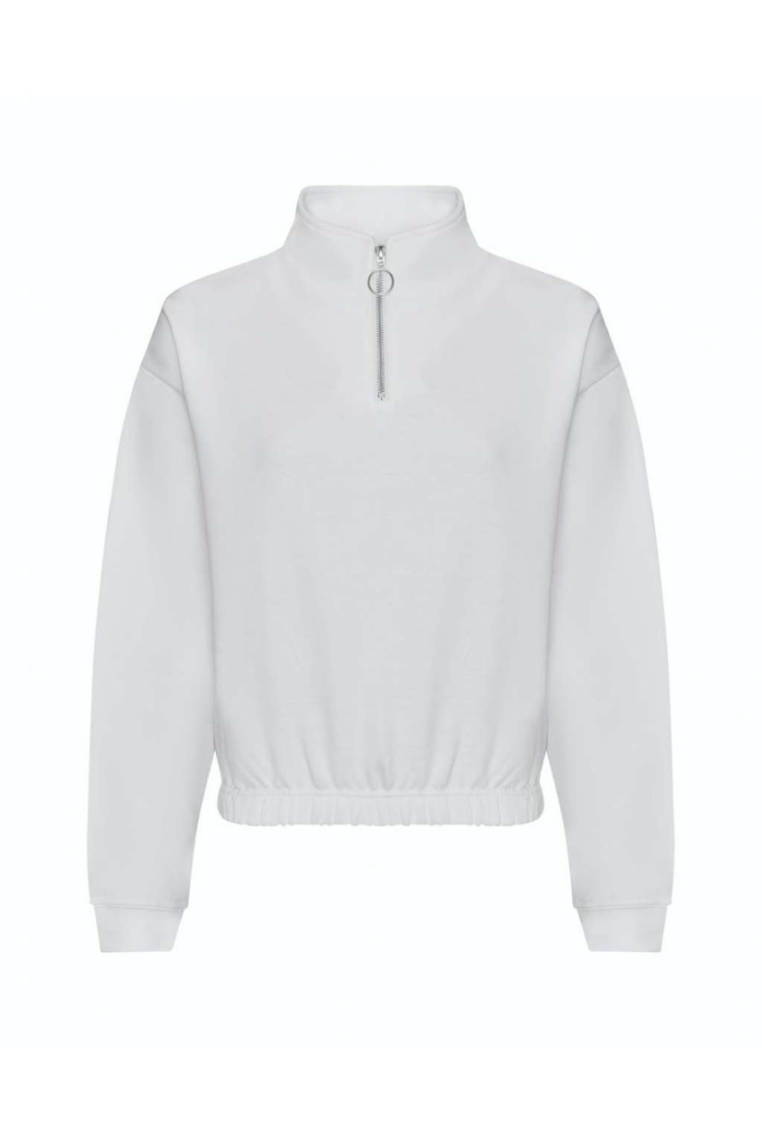 WOMEN'S CROPPED 1/4 ZIP SWEAT