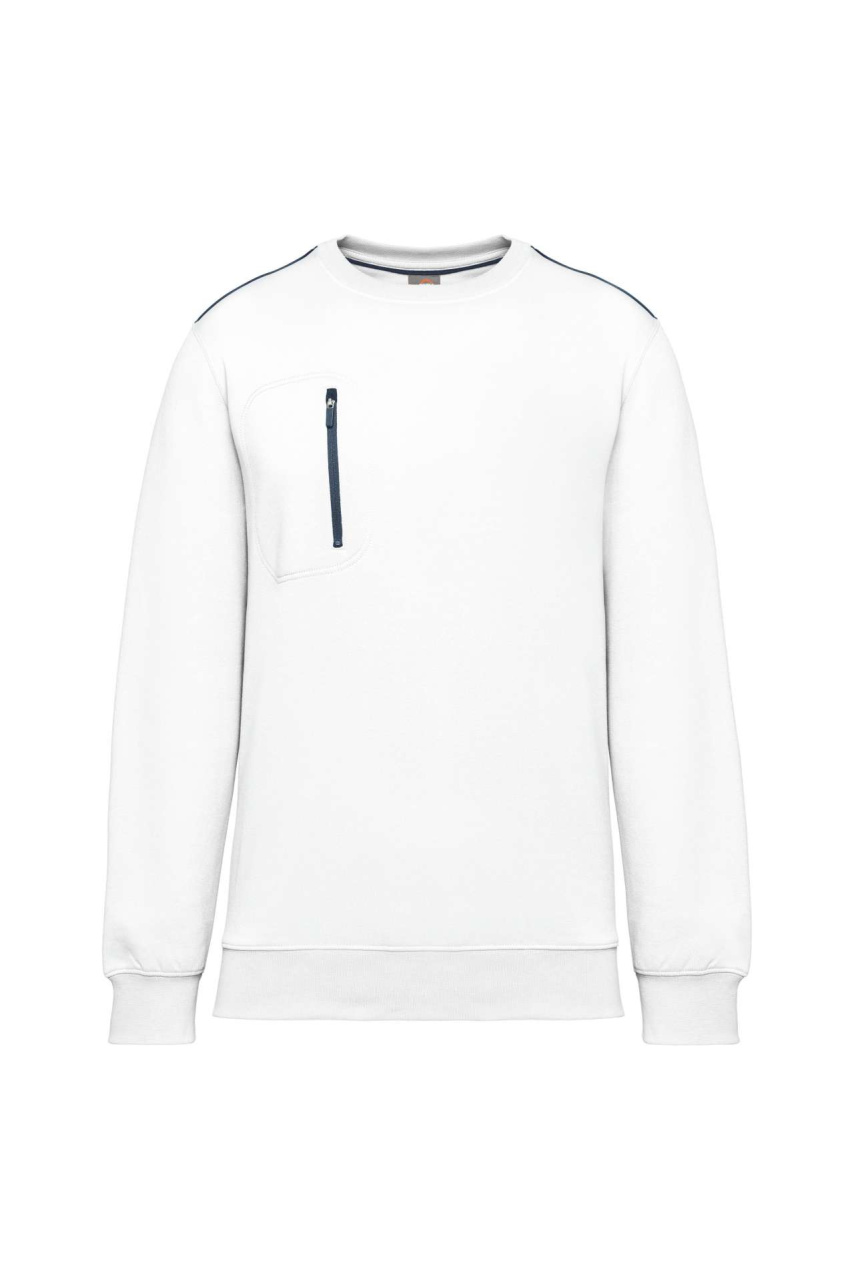 UNISEX DAYTODAY CONTRASTING POCKET SWEATSHIRT
