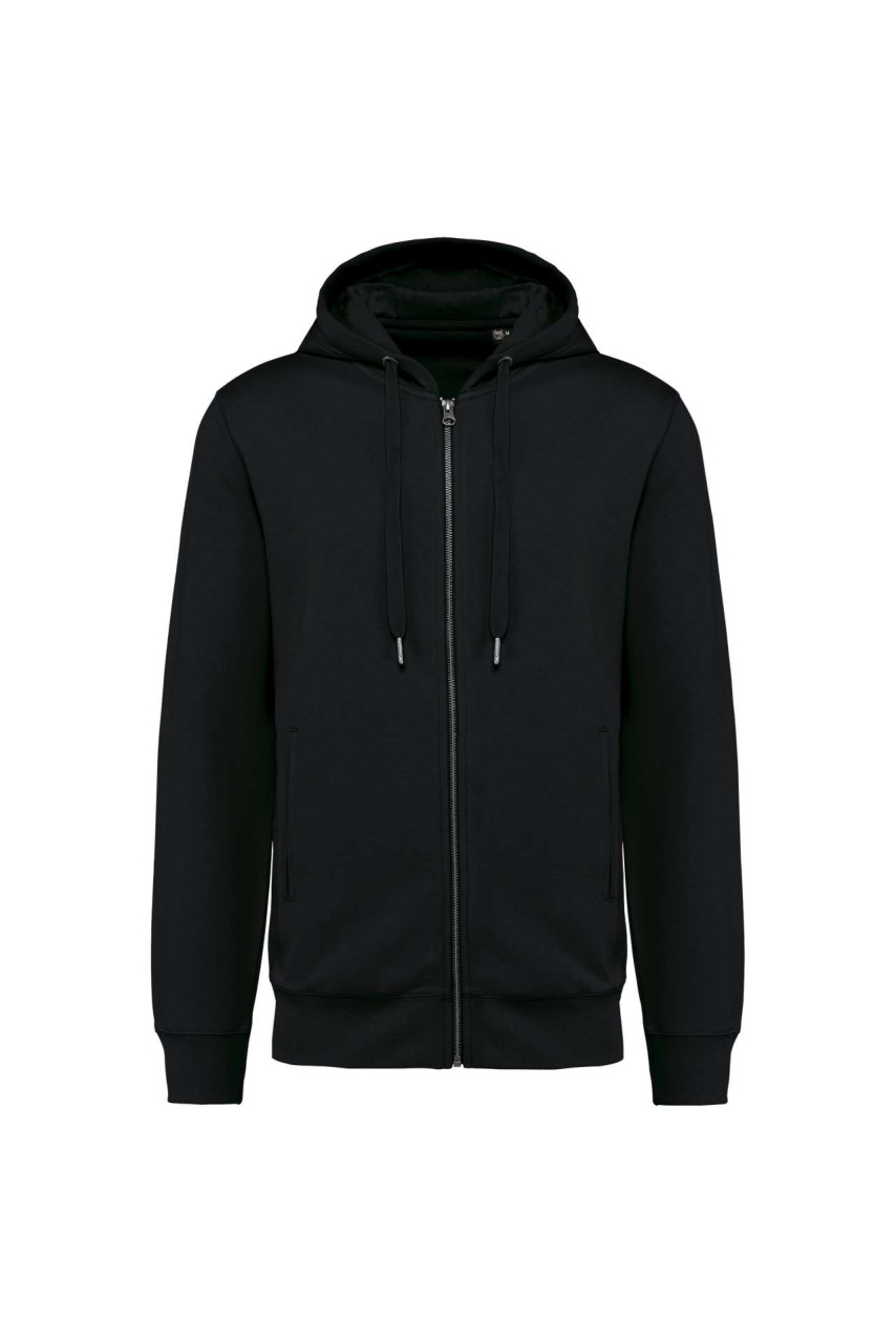 UNISEX ECO-FRIENDLY FRENCH TERRY ZIPPED HOODED SWEATSHIRT