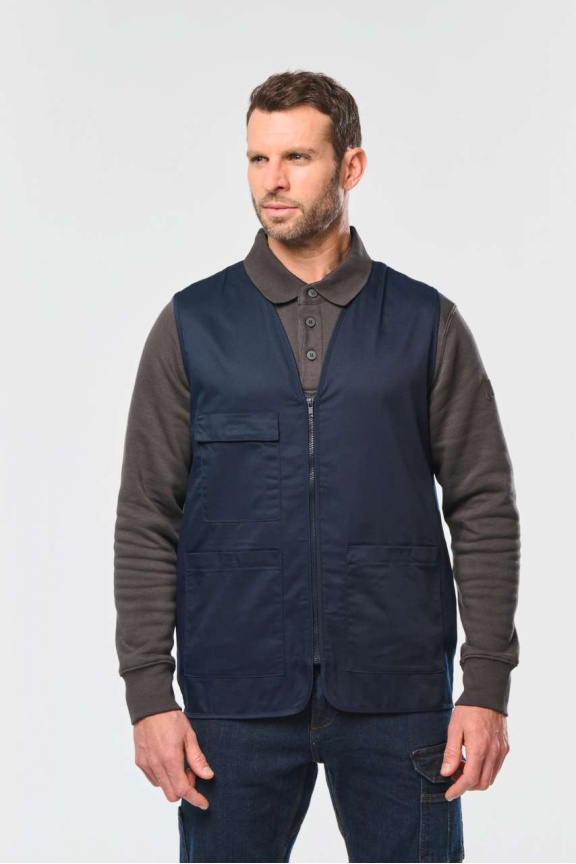 UNISEX POLYCOTTON MULTI-POCKET VEST