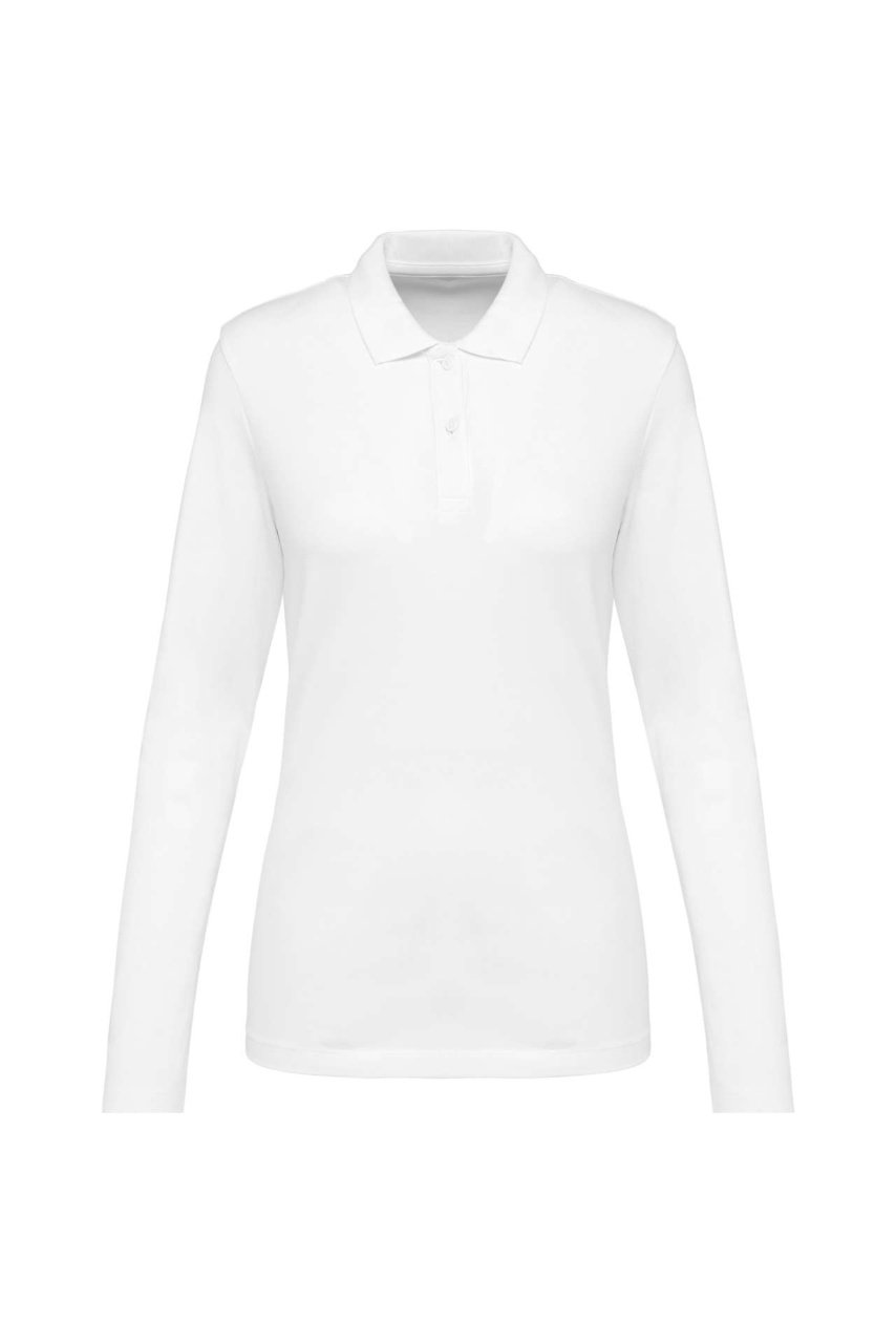 LADIES' LONG-SLEEVED SUPIMA® POLO SHIRT