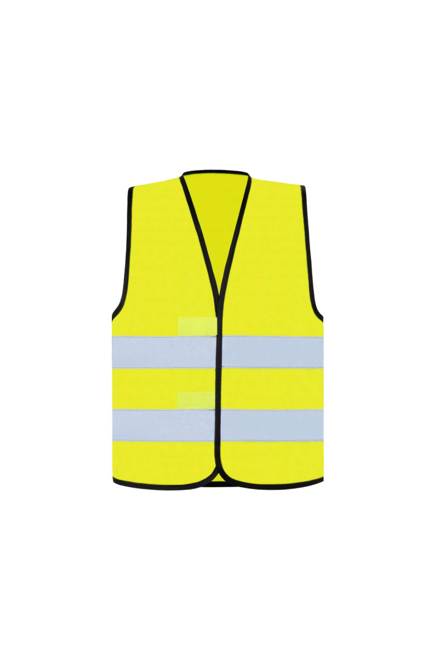 SAFETY VEST "WOLFSBURG" - BLACK HEM