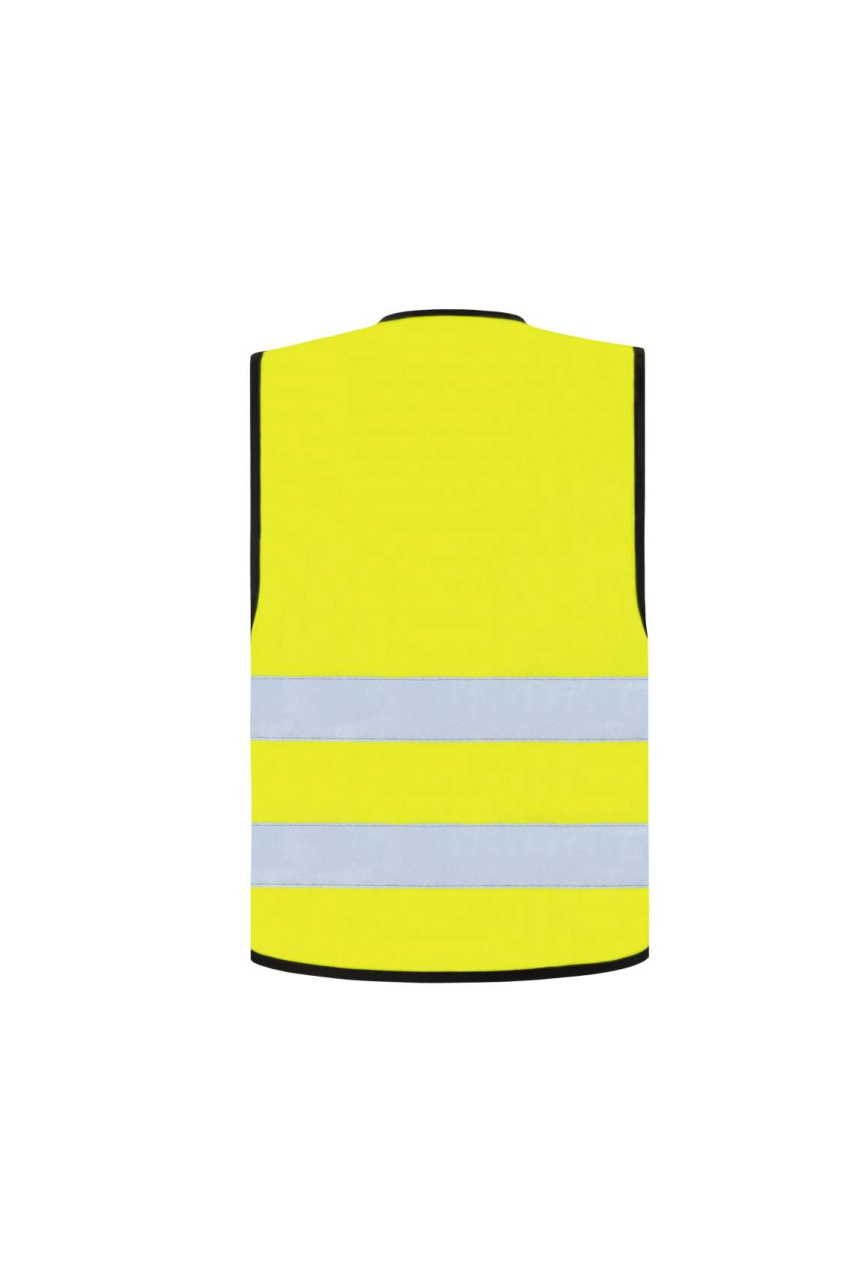 SAFETY VEST "WOLFSBURG" - BLACK HEM