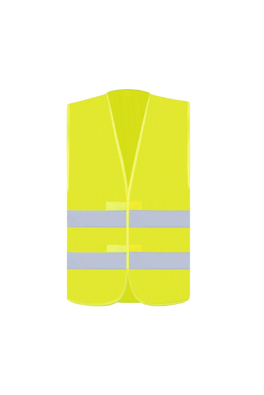 BASIC SAFETY VEST FOR PRINT "KARLSRUHE" - 2 VELCRO