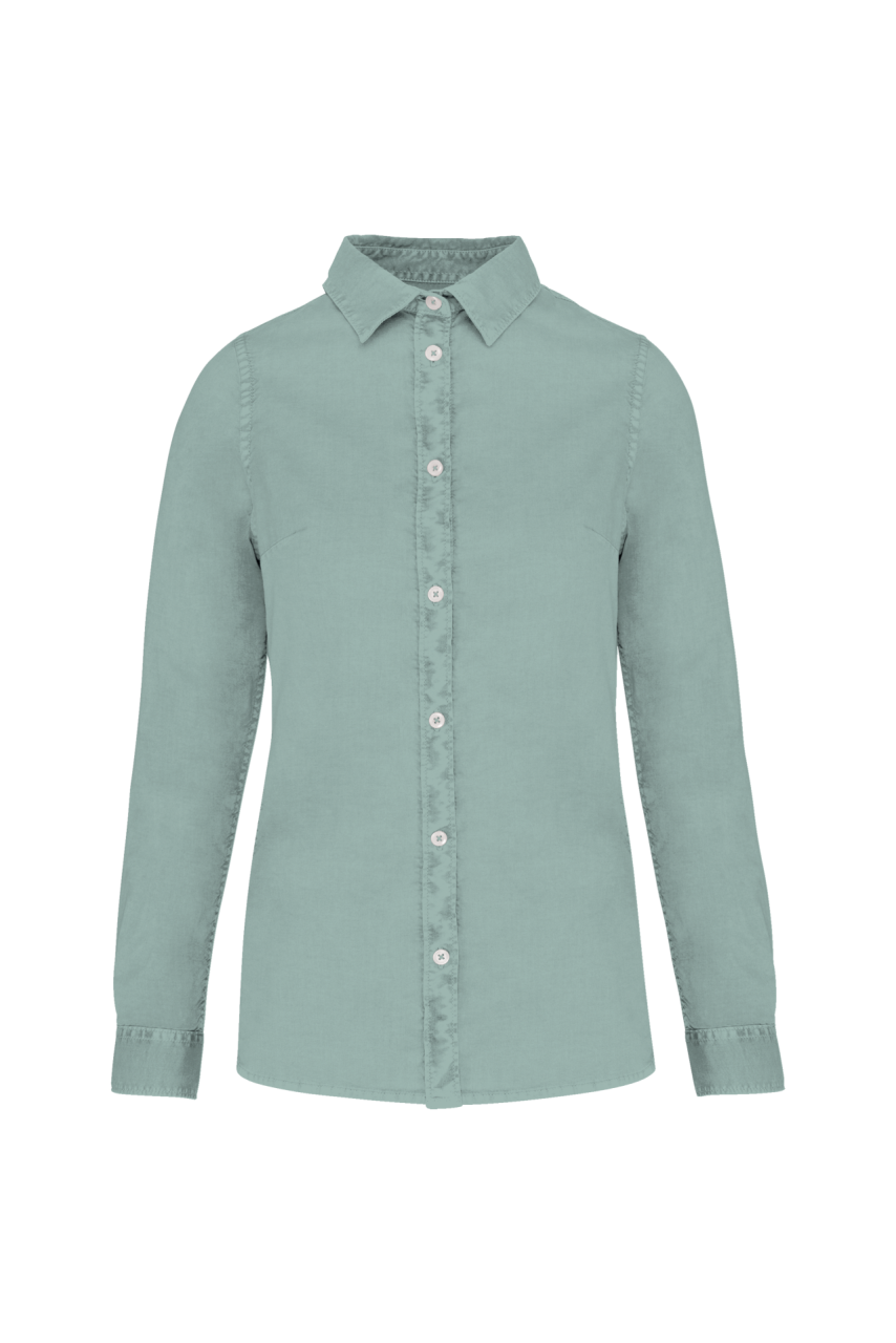 LADIES' WASHED SHIRT