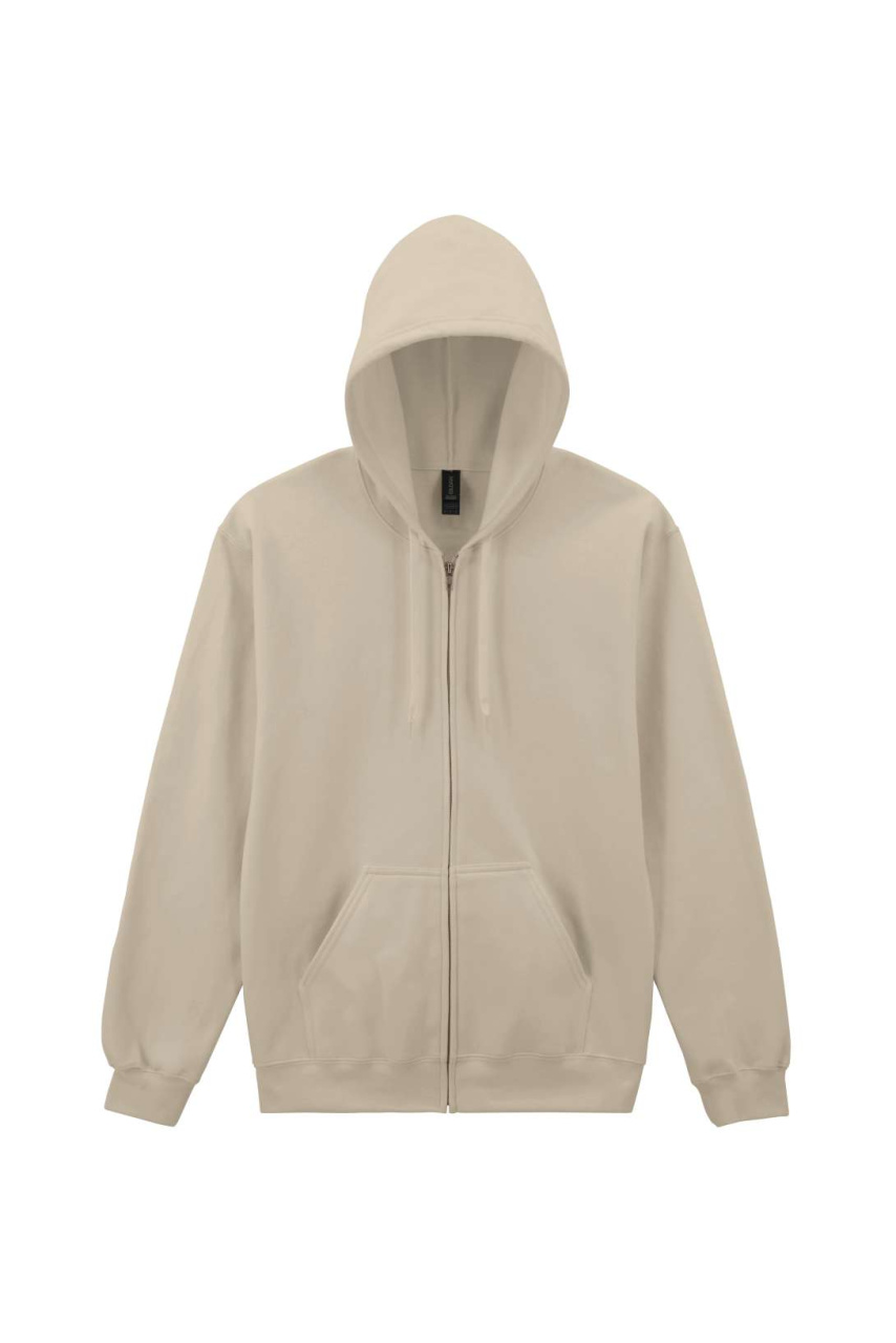SOFTSTYLE™ MIDWEIGHT FLEECE ADULT FULL ZIP HOODED SWEATSHIRT