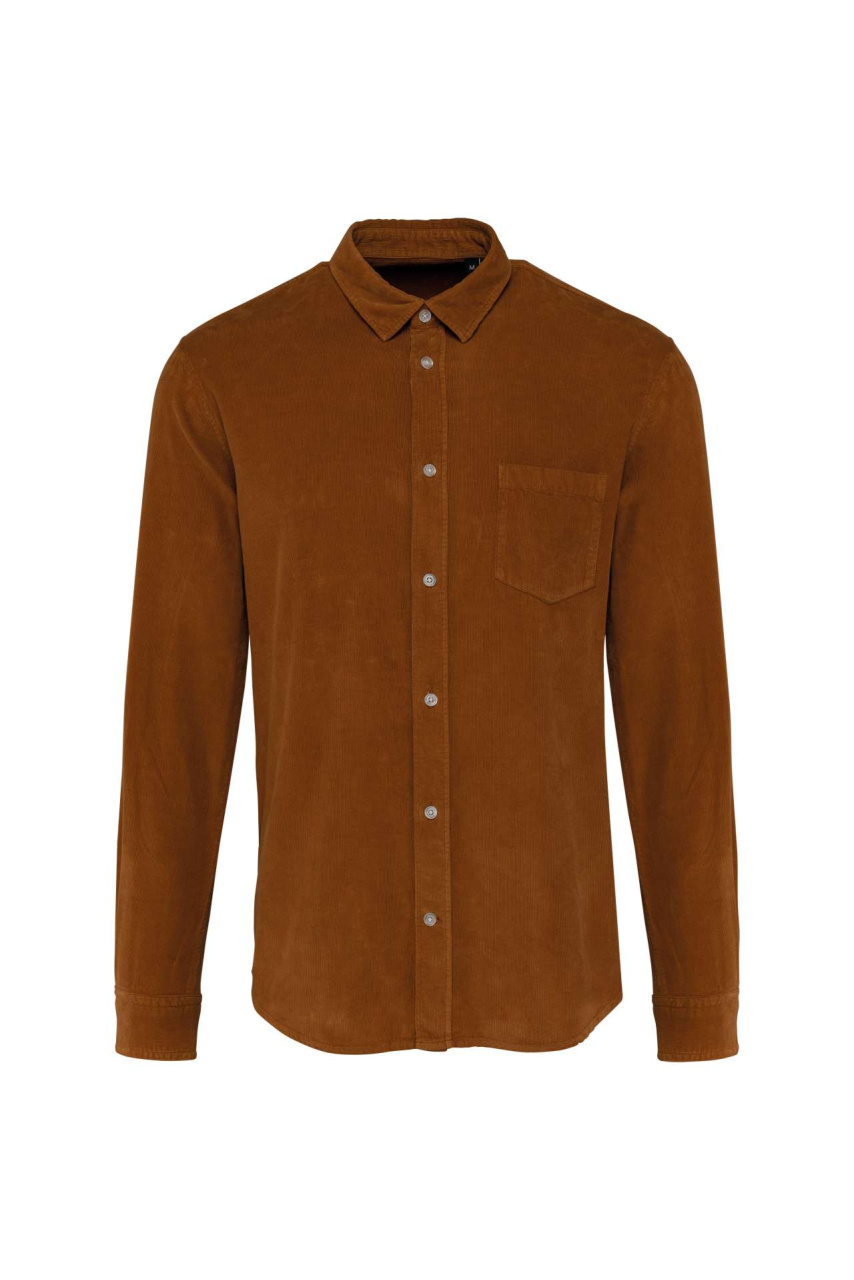 MEN'S LONG-SLEEVED CORDUROY SHIRT