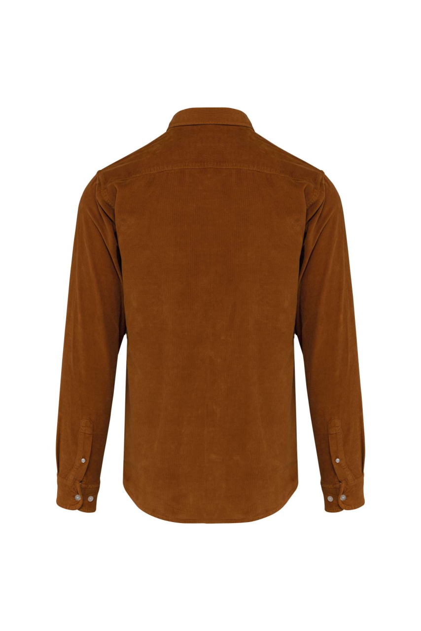 MEN'S LONG-SLEEVED CORDUROY SHIRT