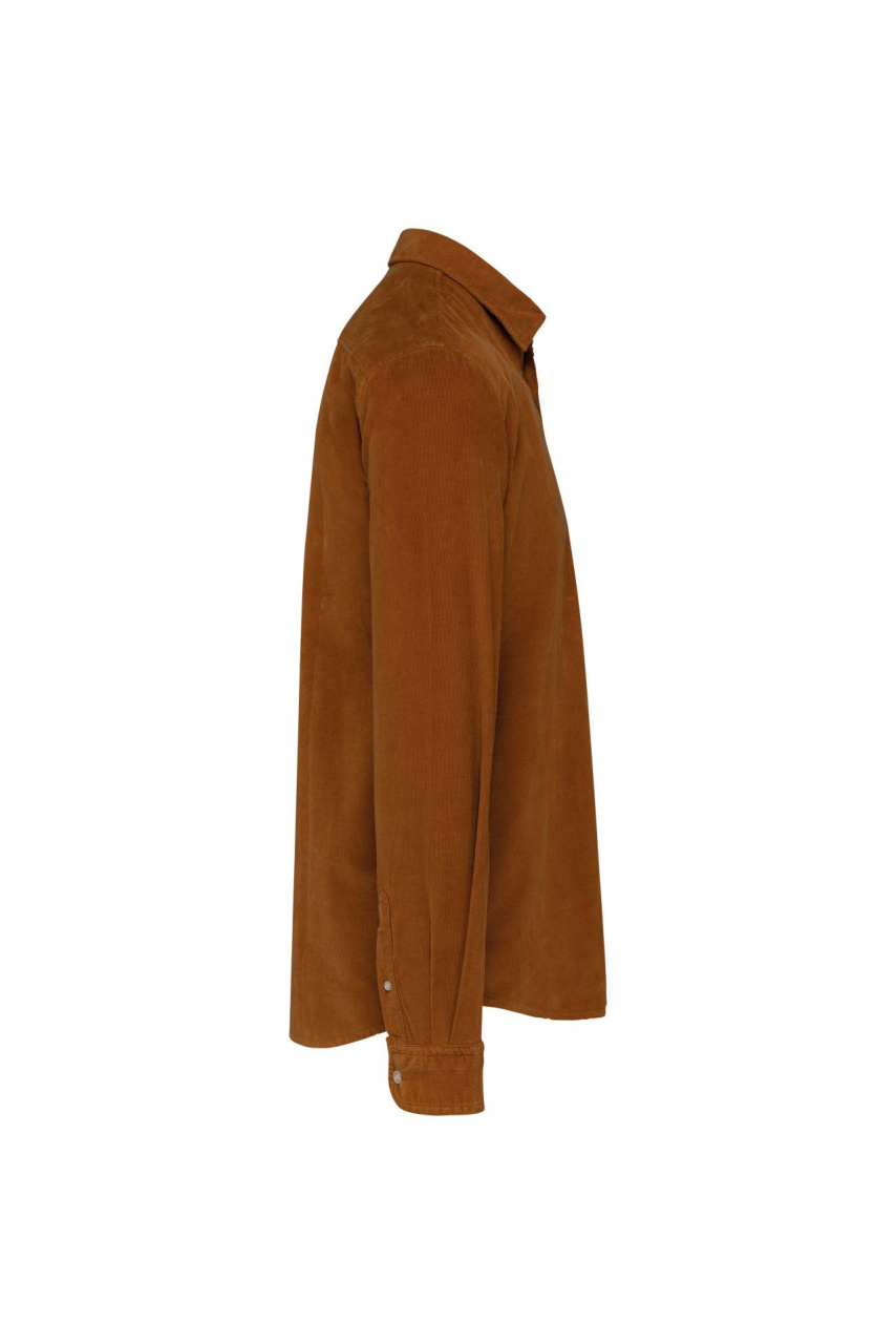 MEN'S LONG-SLEEVED CORDUROY SHIRT