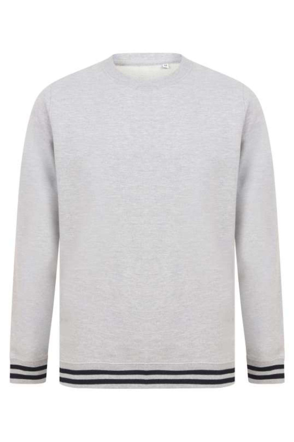 SWEAT WITH STRIPE CUFFS