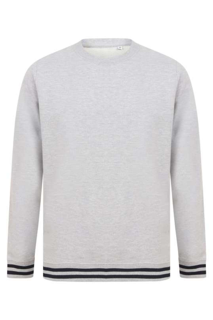 SWEAT WITH STRIPE CUFFS