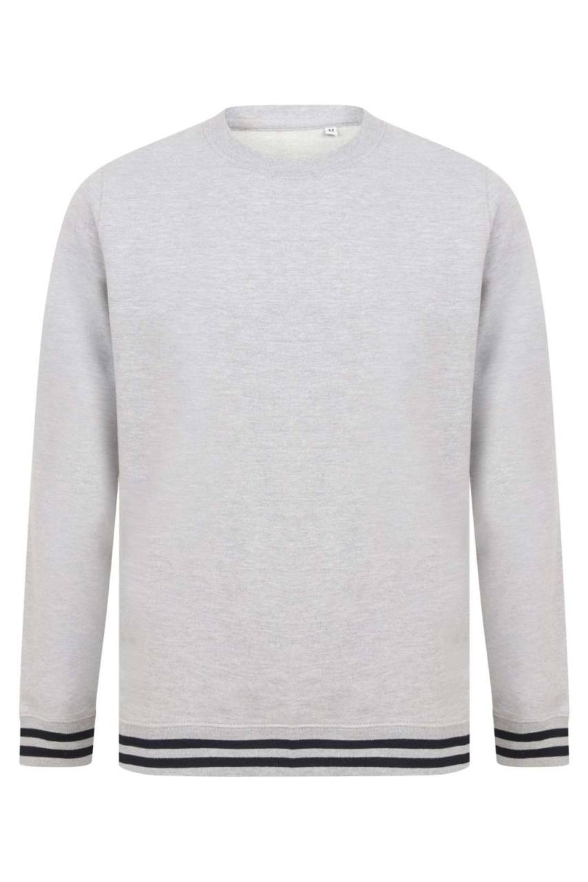 SWEAT WITH STRIPE CUFFS