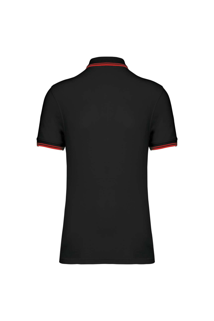 MEN'S SHORT-SLEEVED POLOSHIRT WITH CONTRASTING PIPING