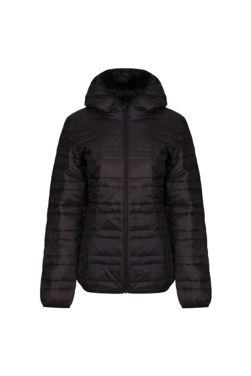 WOMENS HOODED PACKAWAY FIREDOWN JACKET