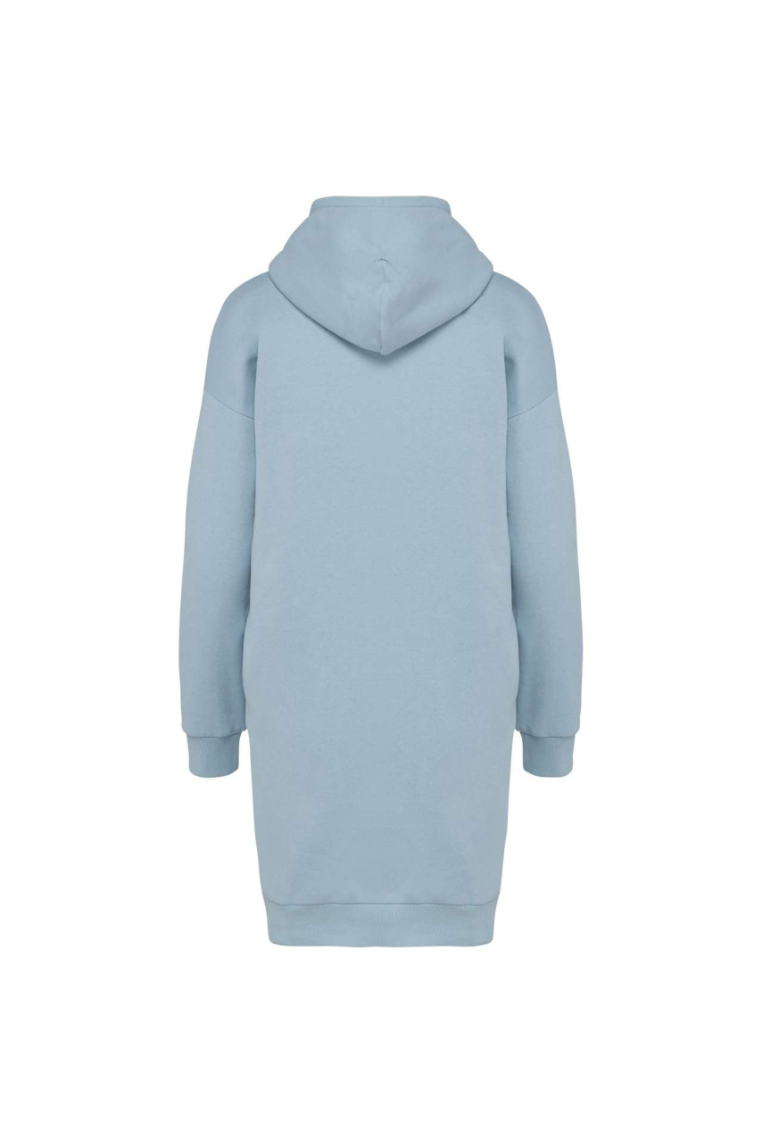 LADIES' ECO-FRIENDLY HOODED SWEATSHIRT DRESS