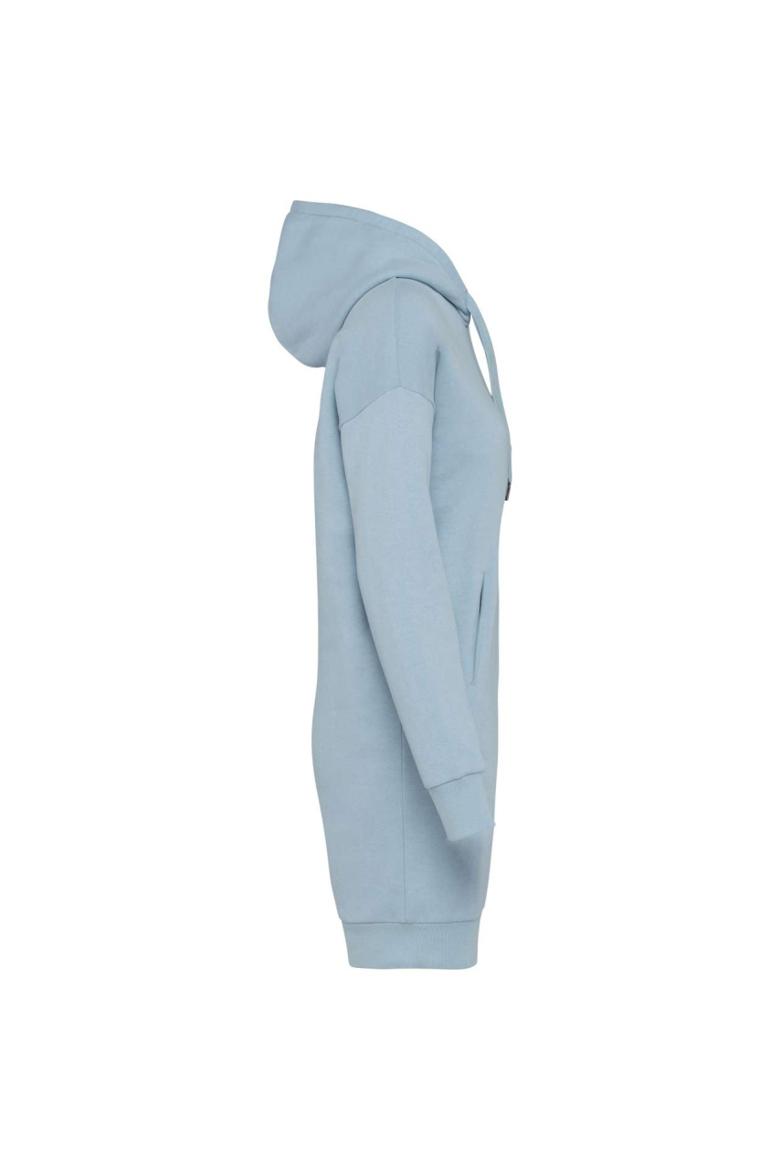 LADIES' ECO-FRIENDLY HOODED SWEATSHIRT DRESS