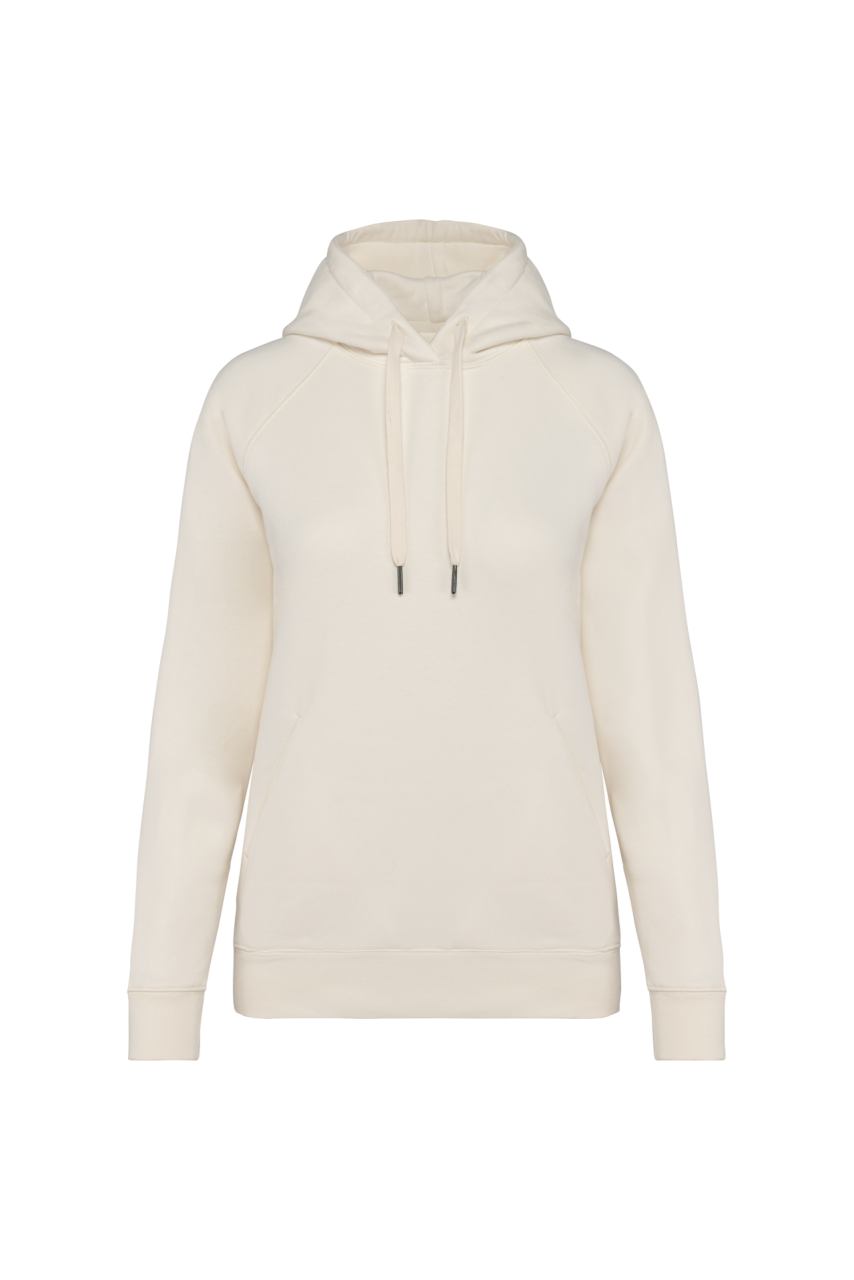 LADIES' ECO-FRIENDLY RAGLAN HOODED SWEATSHIRT
