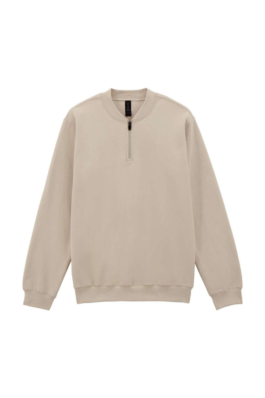 SOFTSTYLE™ MIDWEIGHT ADULT FLEECE 1/4 ZIP SWEATSHIRT