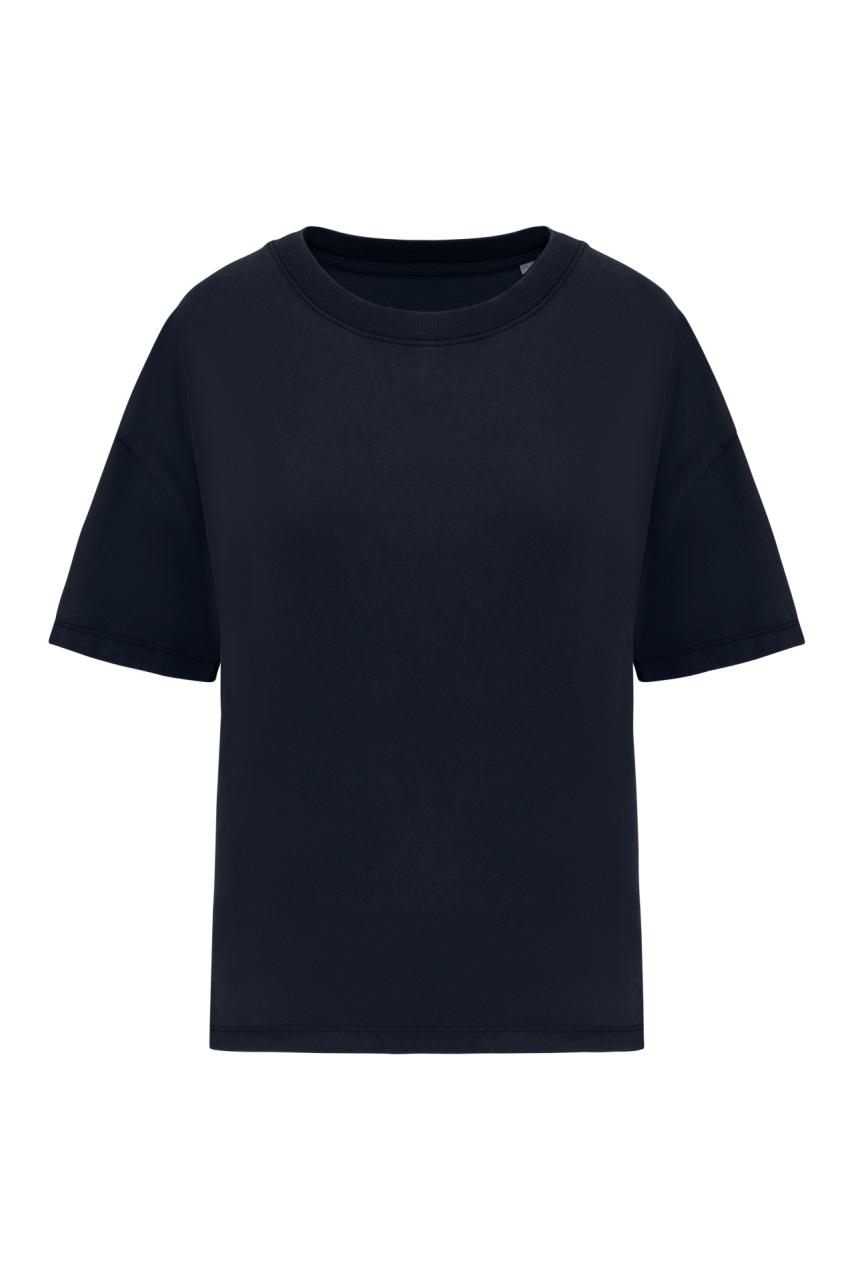 LADIES’ WASHED EFFECT OVERSIZED T-SHIRT