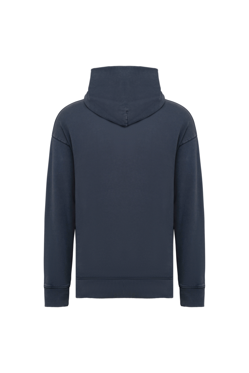 UNISEX WASHED EFFECT OVERSIZE HOODED SWEATSHIRT