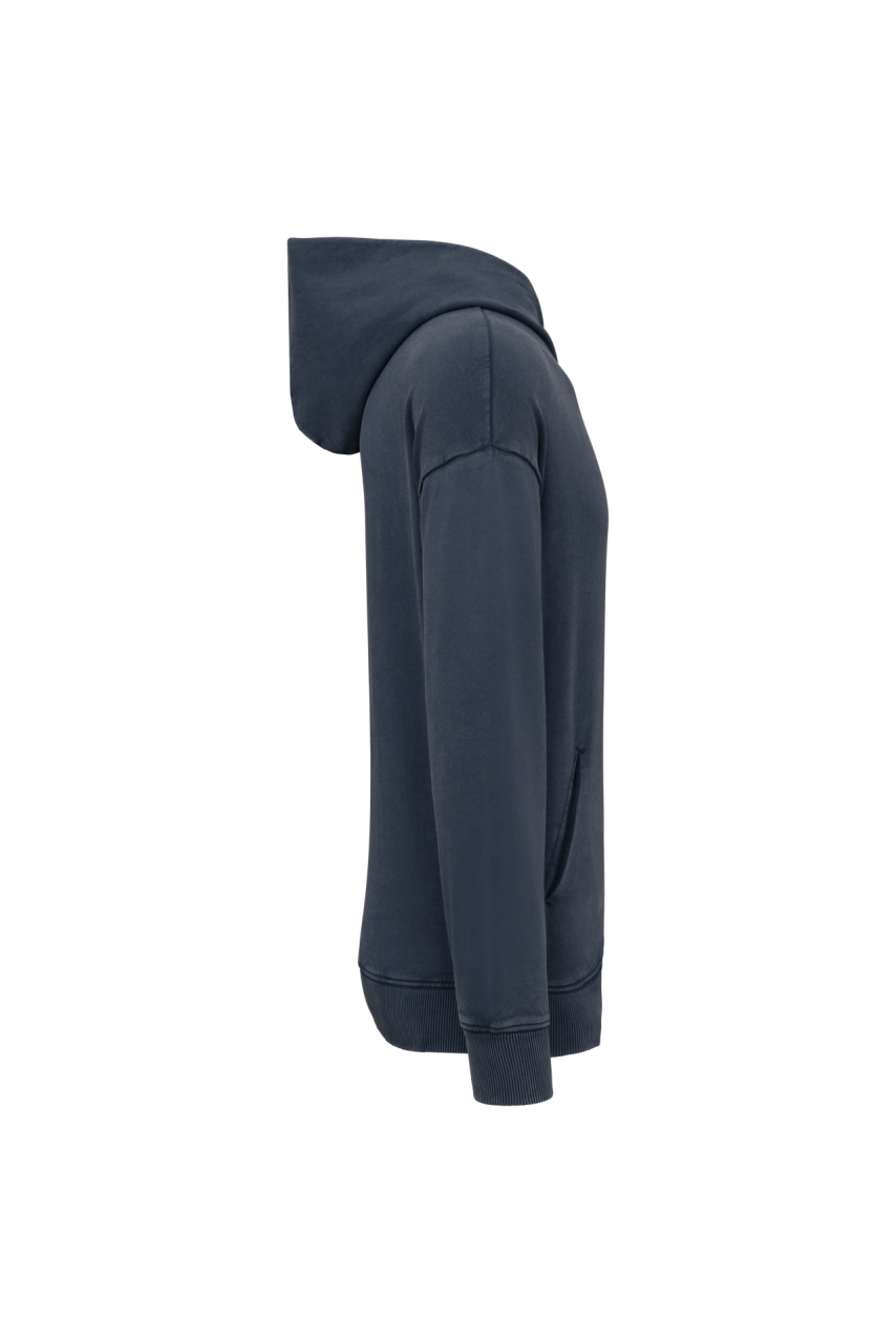 UNISEX WASHED EFFECT OVERSIZE HOODED SWEATSHIRT