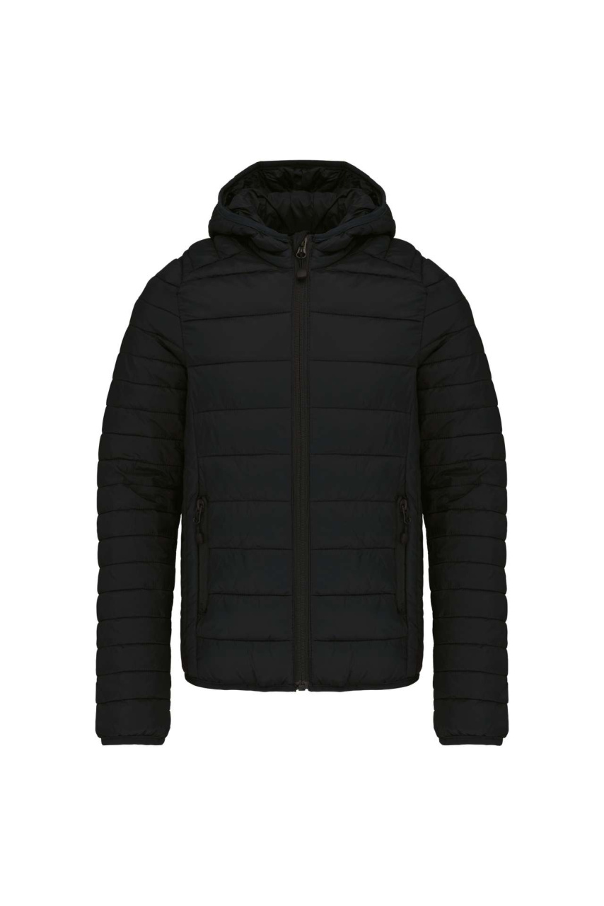 KIDS' LIGHTWEIGHT HOODED PADDED JACKET