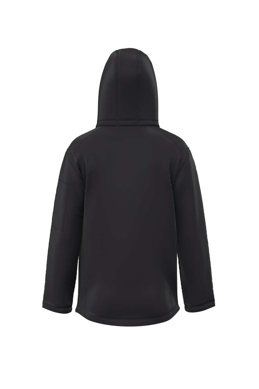 MEN’S 3-LAYER DETACHABLE HOODED SOFTSHELL JACKET