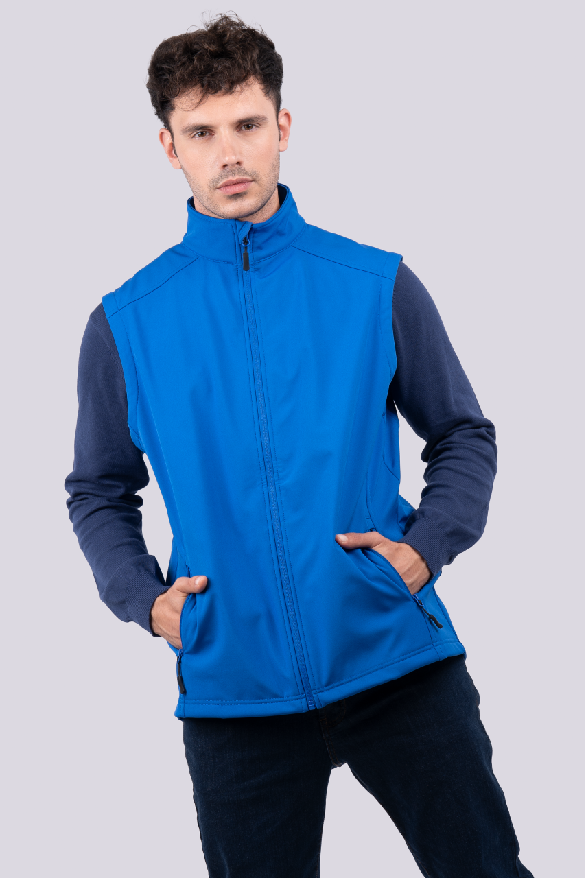 MEN’S 3-LAYER SOFTSHELL BODYWARMER