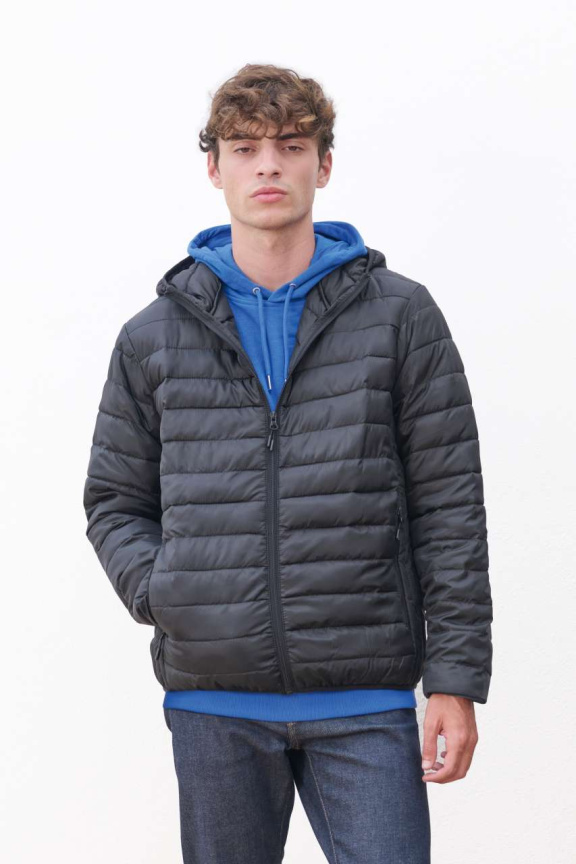 SOL'S STREAM HOODED MEN - LIGHTWEIGHT HOODED PADDED JACKET