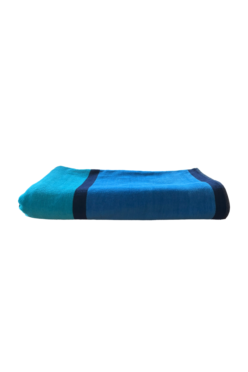 OLIMA „TURQUOISE WAVE” BEACH VELOUR TOWEL