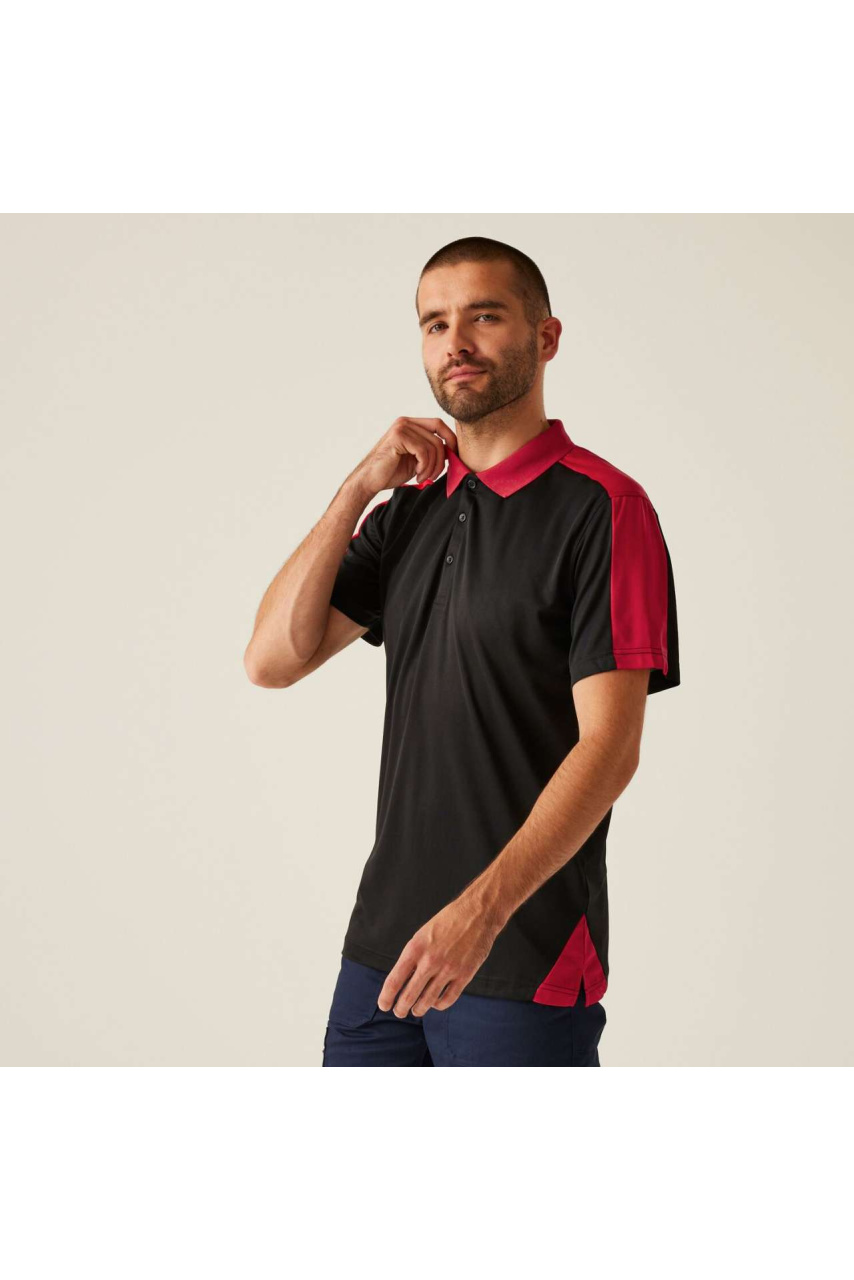 CONTRAST QUICK WICKING POLO SHIRT