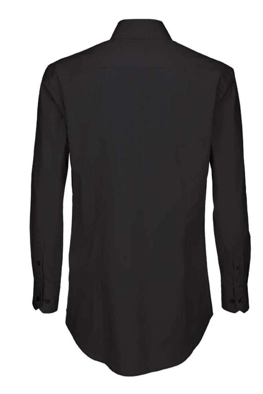 B&C BLACK TIE LSL /MEN