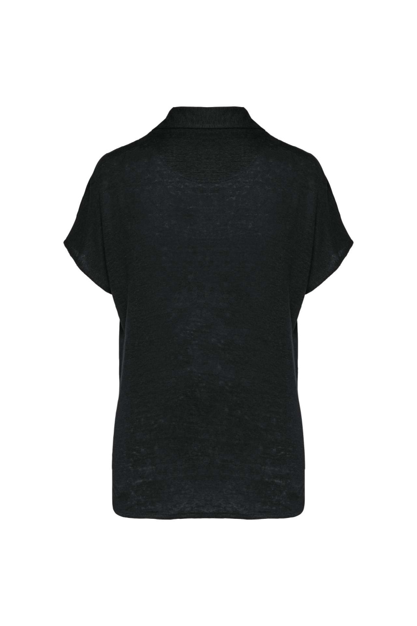 LADIES’ LINEN POLO SHIRT