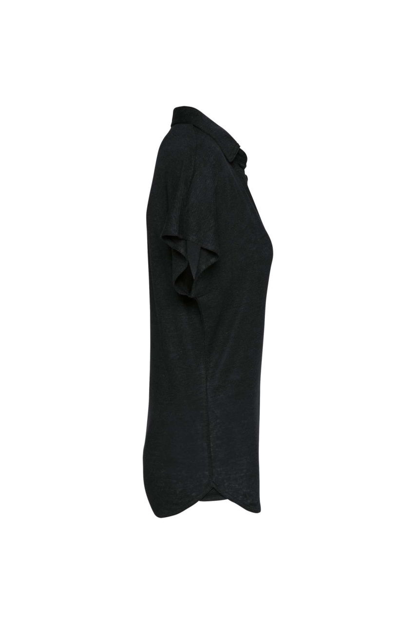 LADIES’ LINEN POLO SHIRT