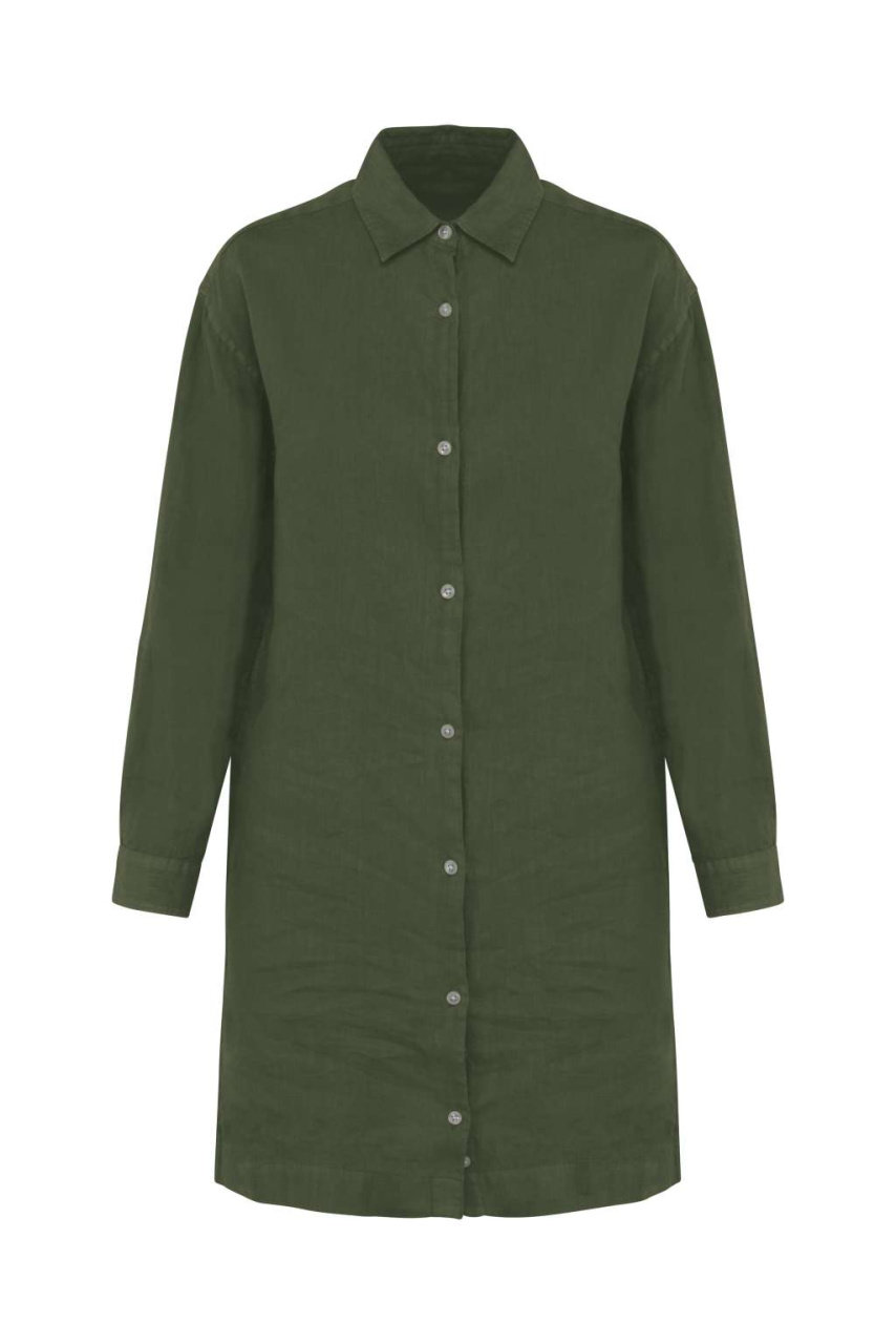 LADIES' LINEN DRESS SHIRT