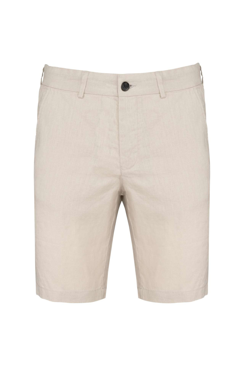 MEN'S LINEN BERMUDA